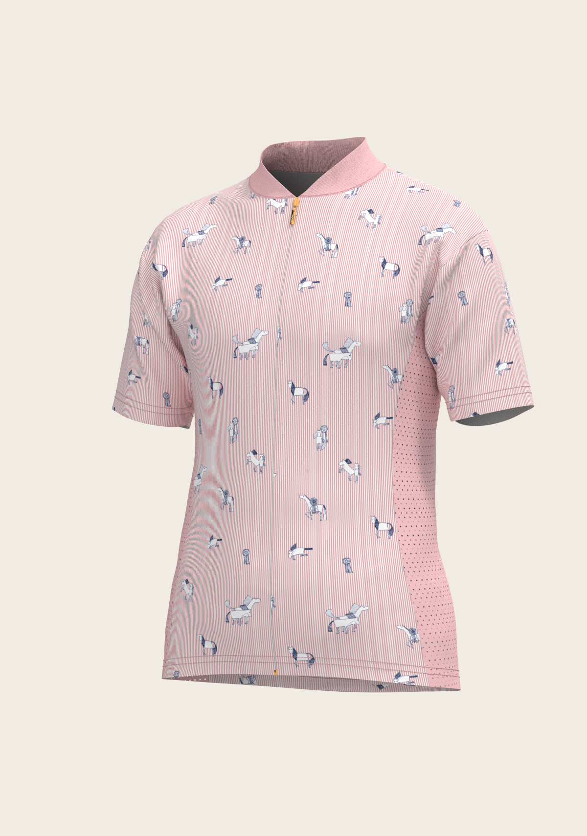 Stripes in Rose Children's Short Sleeve Shirt