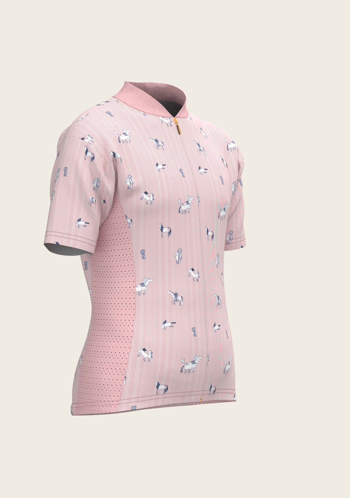 Stripes in Rose Children's Short Sleeve Shirt