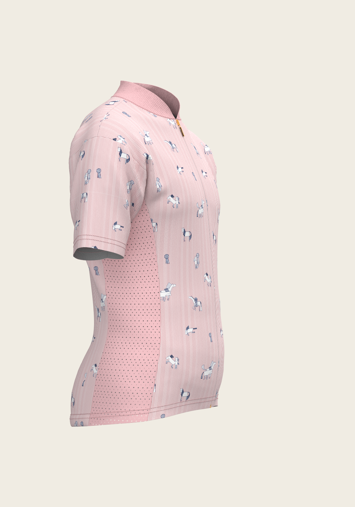 Stripes in Rose Children's Short Sleeve Shirt