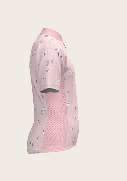Stripes in Rose Children's Short Sleeve Shirt