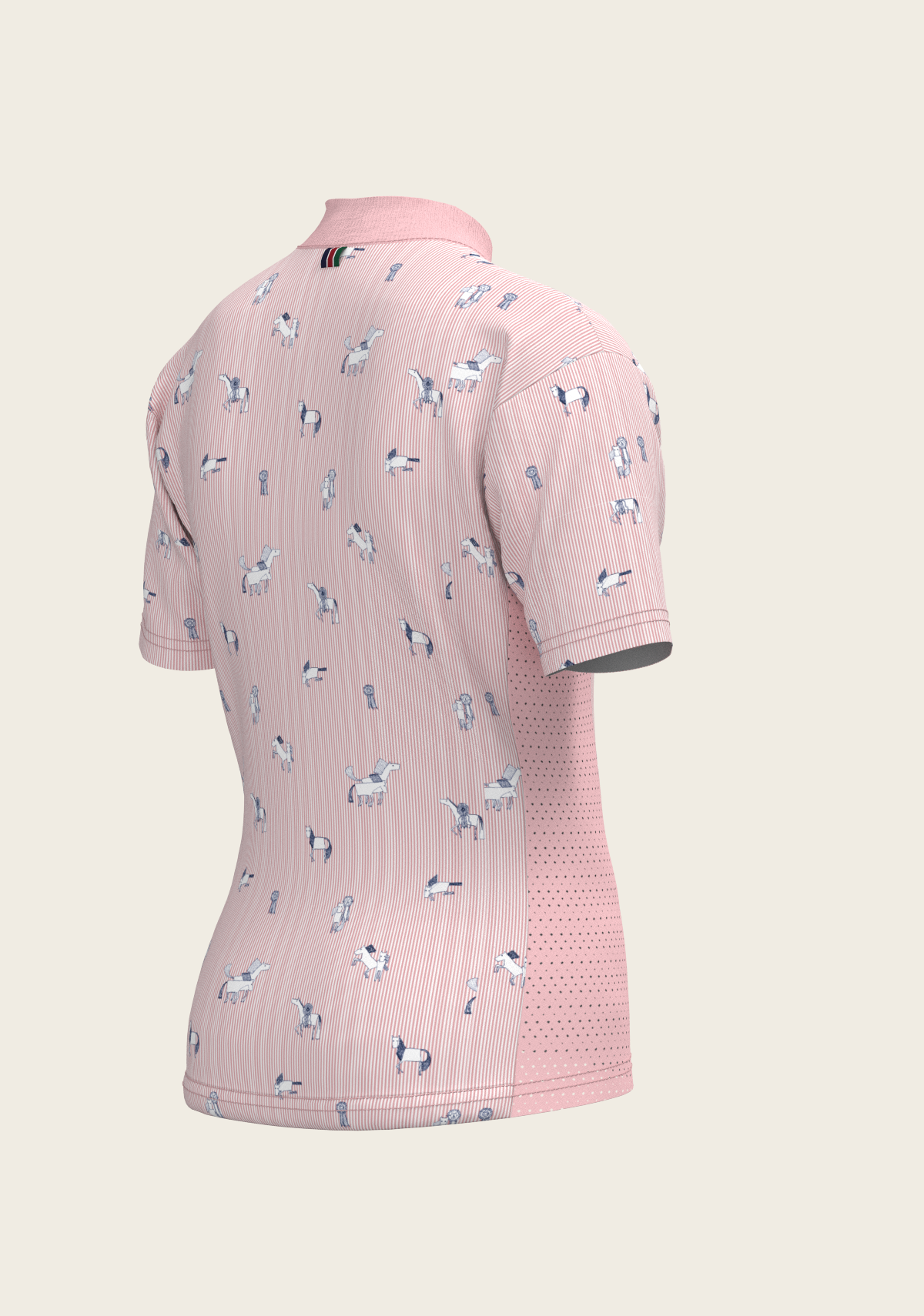 Stripes in Rose Children's Short Sleeve Shirt