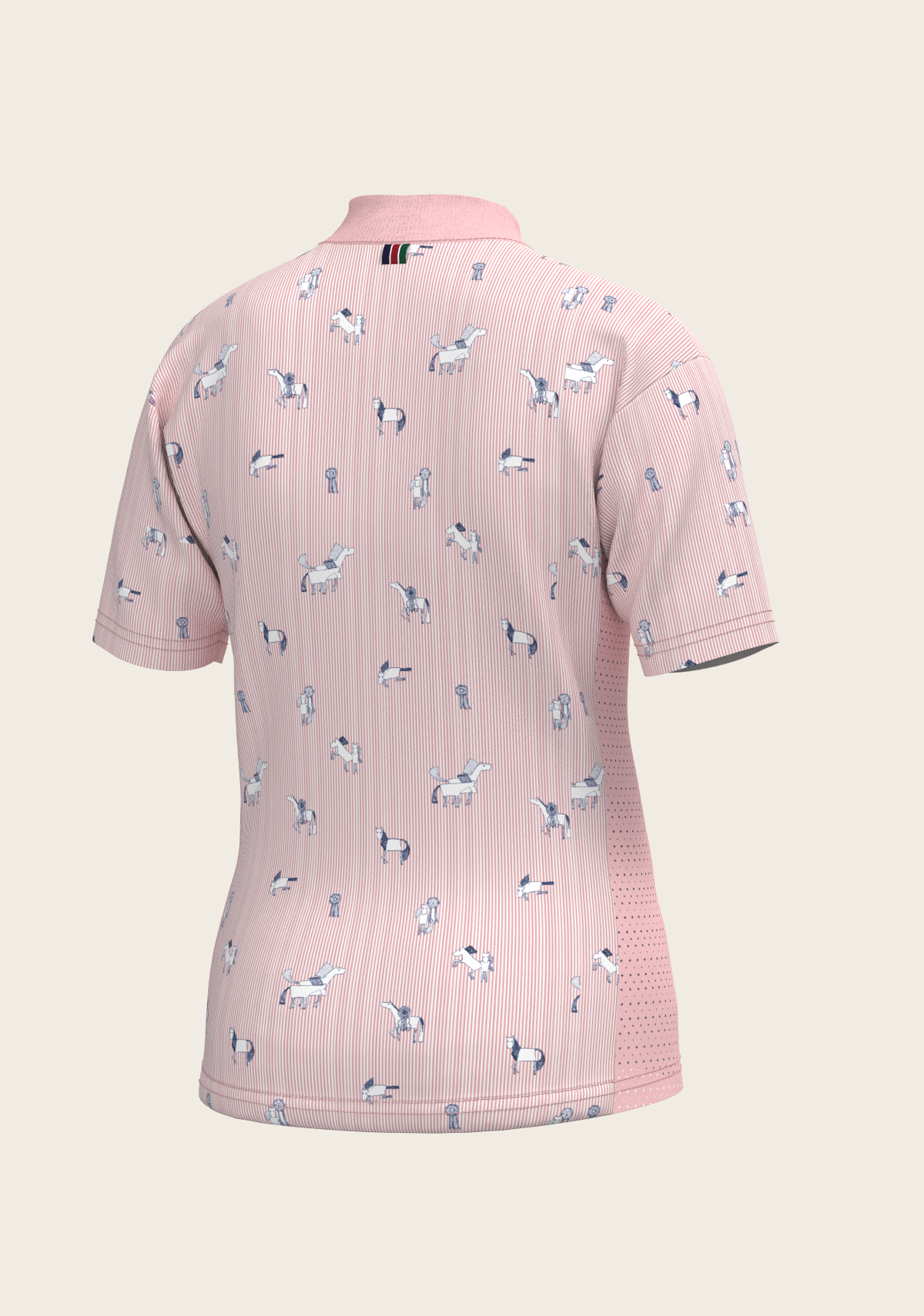 Stripes in Rose Children's Short Sleeve Shirt