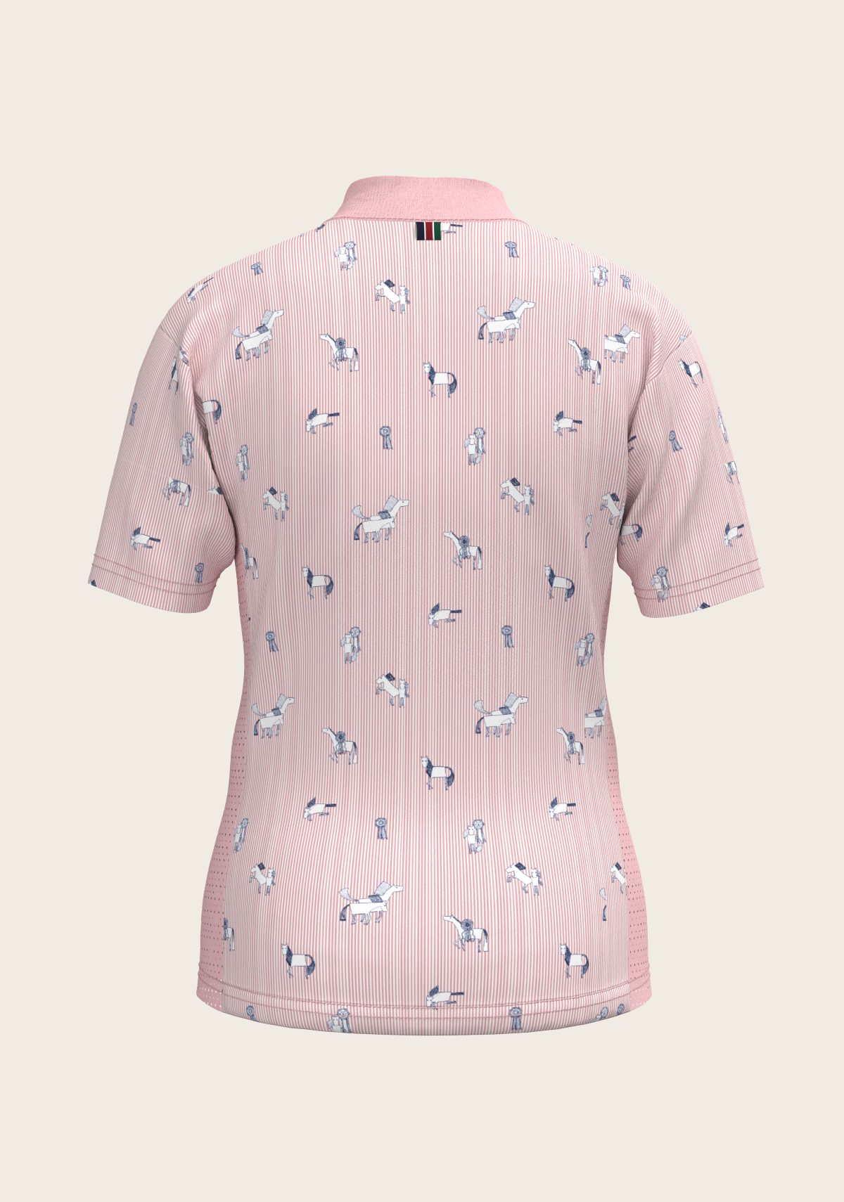 Stripes in Rose Children's Short Sleeve Shirt