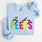 Chilling With My Peeps, Easter, Retro Candy Sweatshirt