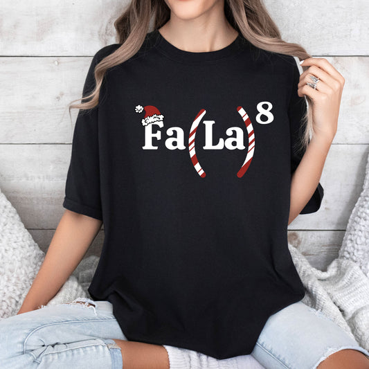 Falala Comfort Colors Tee, Vintage Classic Christmas Tshirt