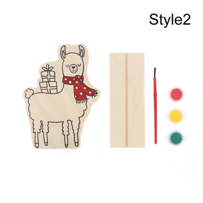 Christmas Decoration Creative Christmas Wood DIY