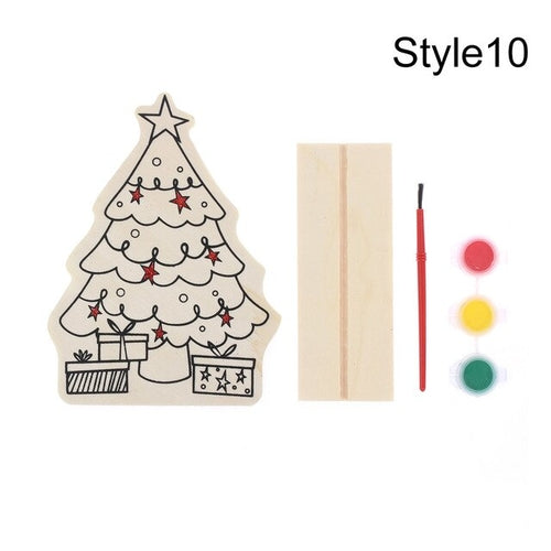 Christmas Decoration Creative Christmas Wood DIY