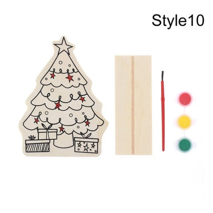 Christmas Decoration Creative Christmas Wood DIY