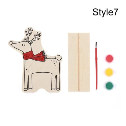 Christmas Decoration Creative Christmas Wood DIY