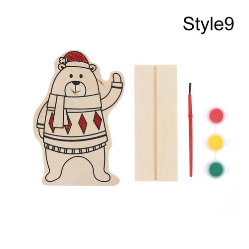 Christmas Decoration Creative Christmas Wood DIY