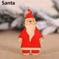 Christmas Santa Claus/Snowman/Angel/Elk Wooden