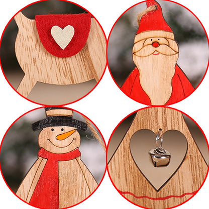 Christmas Santa Claus/Snowman/Angel/Elk Wooden