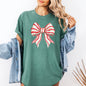 Christmas Cake Bow, Ribbon, Coquette, Cute, Winter, Santa, Snow Tshirt Comfort Colors T-Shirt