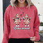 Christmas Cakes, Rockin Around, Pocket, Carols, Santa, Snow, Winter, Xmas Sweatshirt