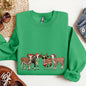 Christmas Calves, Cow Lovers, Santa, Farm Life Sweatshirt
