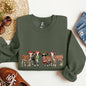 Christmas Calves, Cow Lovers, Santa, Farm Life Sweatshirt