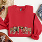 Christmas Calves, Cow Lovers, Santa, Farm Life Sweatshirt
