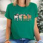 Christmas Calves, Holstein, Cow Lovers, Santa, Farm Life Super Soft Tees