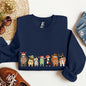 Christmas Cats, Cat Lovers, Santa, Pet Sweatshirt