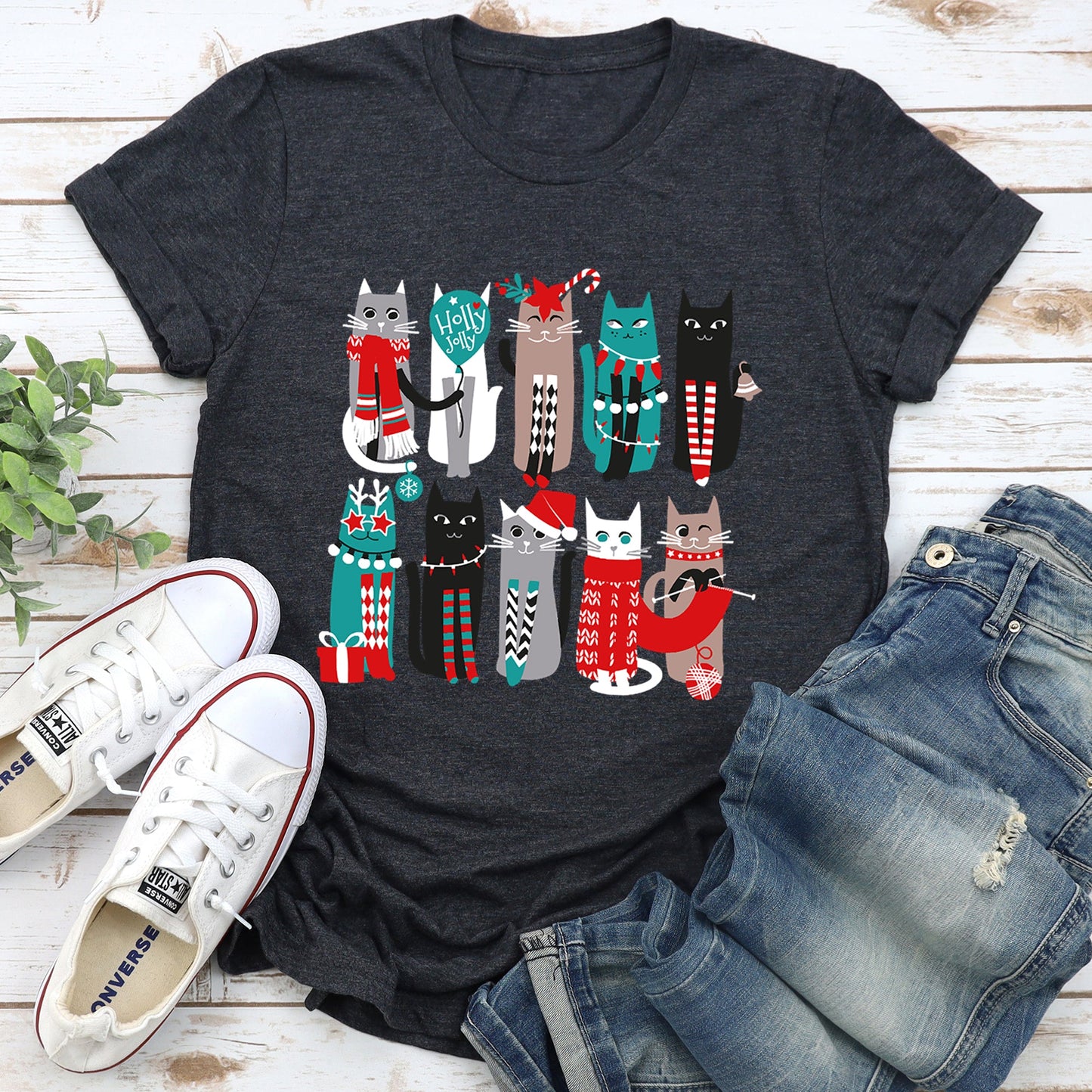 Christmas Cats, Cute Outfits, Pets Super Soft Tees