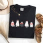 Christmas Cats, Kitties, Cat Lovers, Santa, Winter, Snow, Xmas Tshirt Comfort Colors T-Shirt