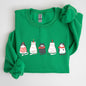 Christmas Cats, Kitties, Cat Lovers, Santa, Winter, Snow, Xmas Sweatshirt
