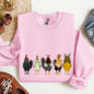 Christmas Chickens, Chicken Lovers, Santa, Farm Life Sweatshirt