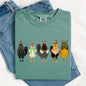 Christmas Chickens, Chicken Lovers, Santa, Farm Life, Winter, Snow, Xmas Tshirt Comfort Colors T-Shirt