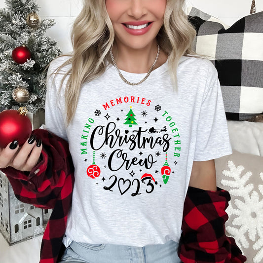 Christmas Crew 2023, Family, Making Memories Super Soft Tees