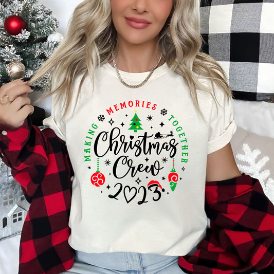 Christmas Crew 2023, Family, Making Memories Super Soft Tees