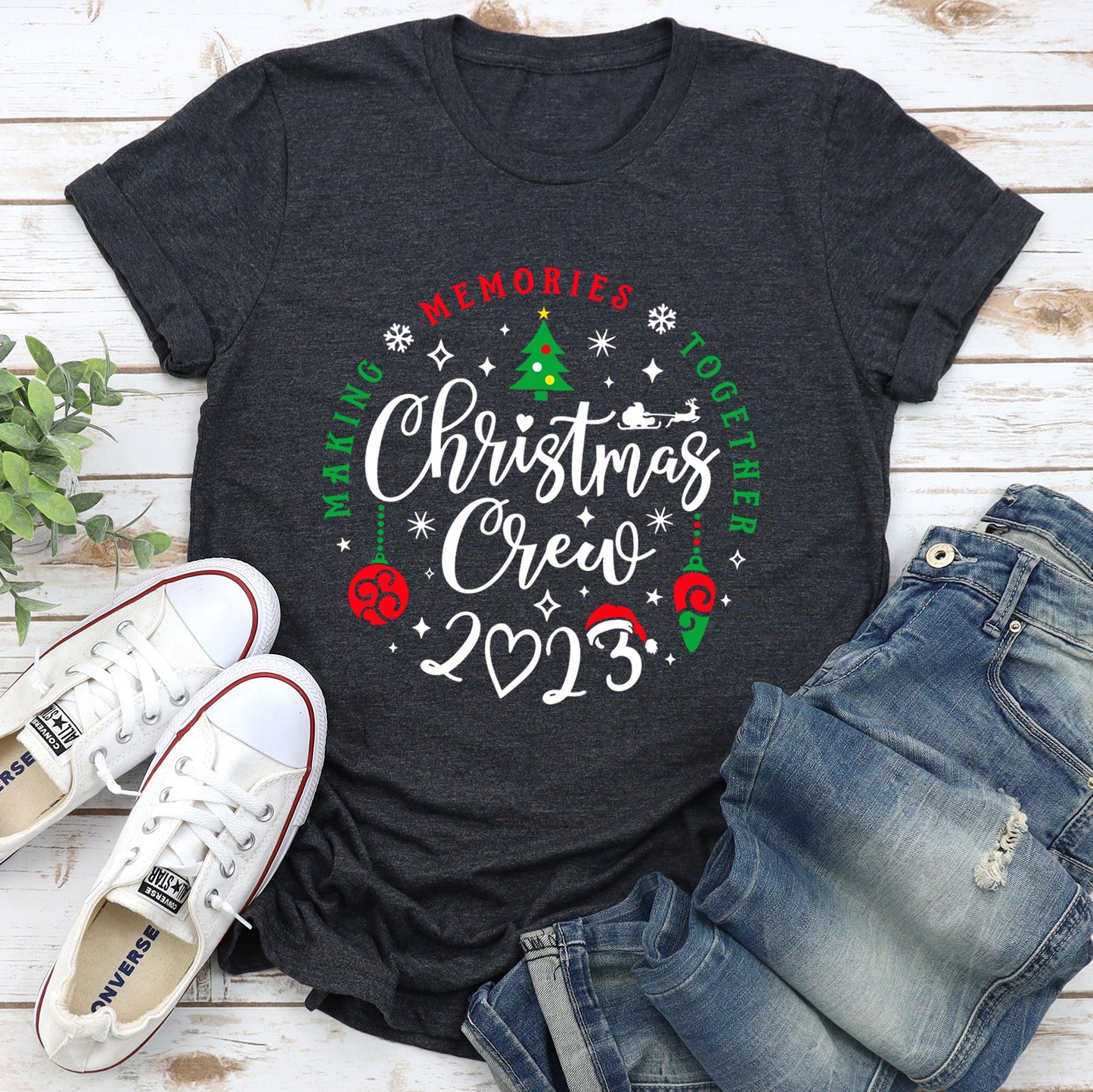Christmas Crew 2023, Family, Making Memories Super Soft Tees