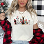 Christmas Dogs, Dalmation, Frenchie, Dog Lovers, Santa, Pet Super Soft Tees