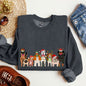 Christmas Dogs, Dog Lovers, Santa, Pet Sweatshirt