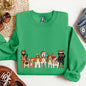 Christmas Dogs, Dog Lovers, Santa, Pet Sweatshirt