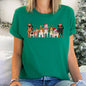 Christmas Dogs, Dog Lovers, Santa, Pet Super Soft Tees