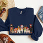 Christmas Dogs, Dog Lovers, Santa, Pet Sweatshirt
