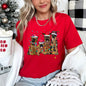 Christmas Dogs, German, Shepherd, Dog Lovers, Santa, Pet Super Soft Tees