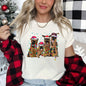 Christmas Dogs, German, Shepherd, Dog Lovers, Santa, Pet Super Soft Tees