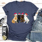 Christmas Dogs, Labrador, Dog Lovers, Santa, Pet Super Soft Tees