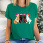Christmas Dogs, Labrador, Dog Lovers, Santa, Pet Super Soft Tees