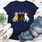 Christmas Dogs, Labrador, Dog Lovers, Santa, Pet Super Soft Tees