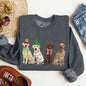 Christmas Dogs, Retriever, Labrador, Santa, Cute Sweatshirt