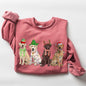 Christmas Dogs, Retriever, Labrador, Santa, Cute Sweatshirt