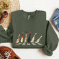 Christmas Ducks, Duck Lovers, Santa, Farm Life Sweatshirt
