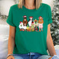 Christmas Farm Animals, Farm Life, Cow, Sheep, Horse, Chicken, Cat, Dog Super Soft Tees