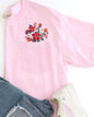 Christmas Flowers, Pocket, Floral, Berries, Poinsettia, Winter, Snow, Botanical, Xmas Pocket Tee Comfort Colors T-Shirt