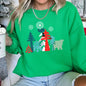 Christmas Folk Art Polar Bear Sweatshirt