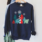 Christmas Folk Art Polar Bear Sweatshirt