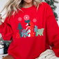 Christmas Folk Art Polar Bear Sweatshirt
