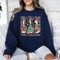 Christmas Geese, Funny, Adorable, Cute, Retro Sweatshirt